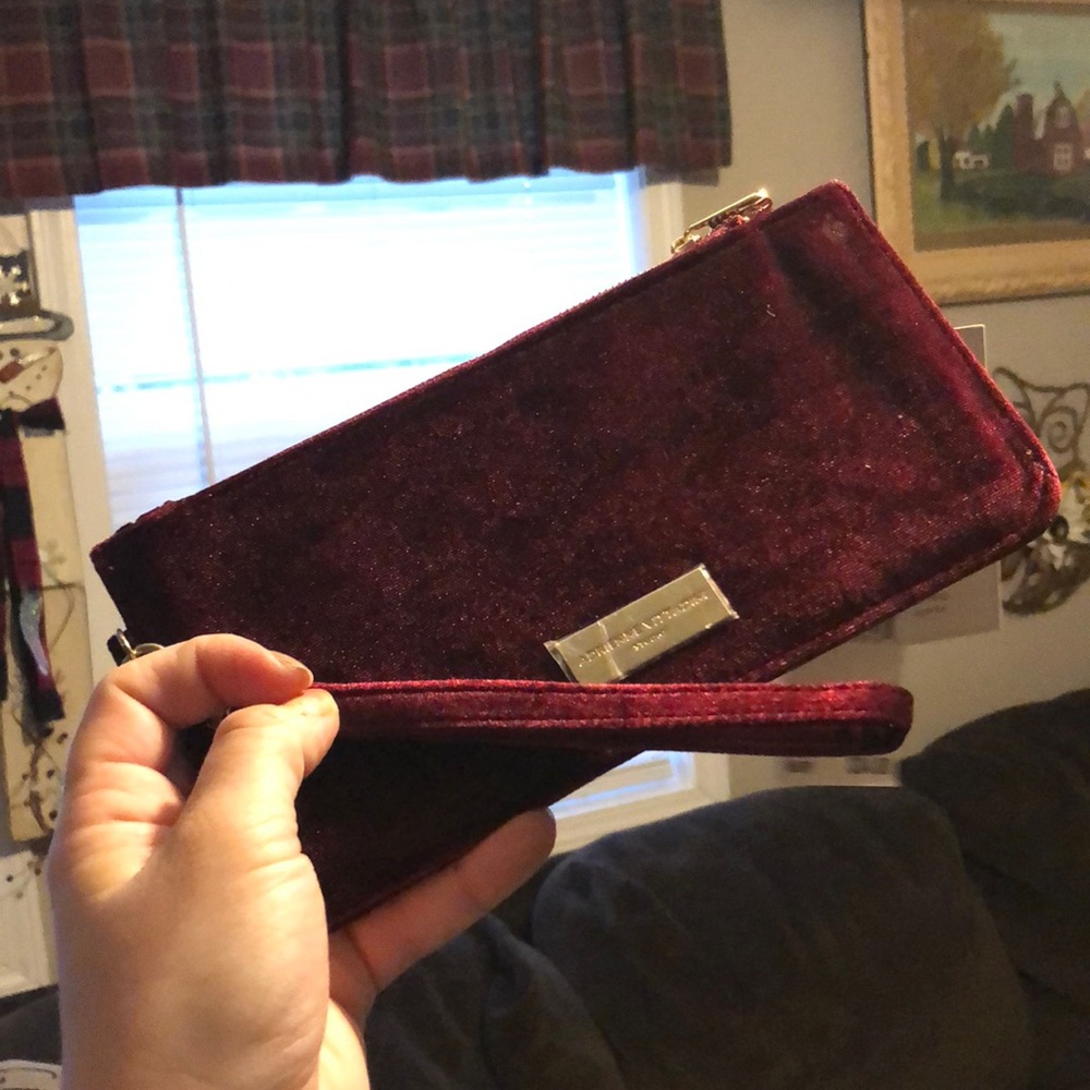 Velvet wristlet